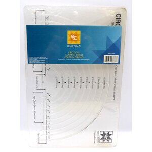EZ Quilting Circle Cut Quilting Template by Sharon Hultgren ©2012 Made in USA